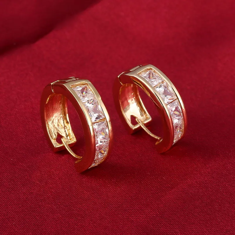 Модные серьги гвоздики маленького размера элегантные вечерние для женщин