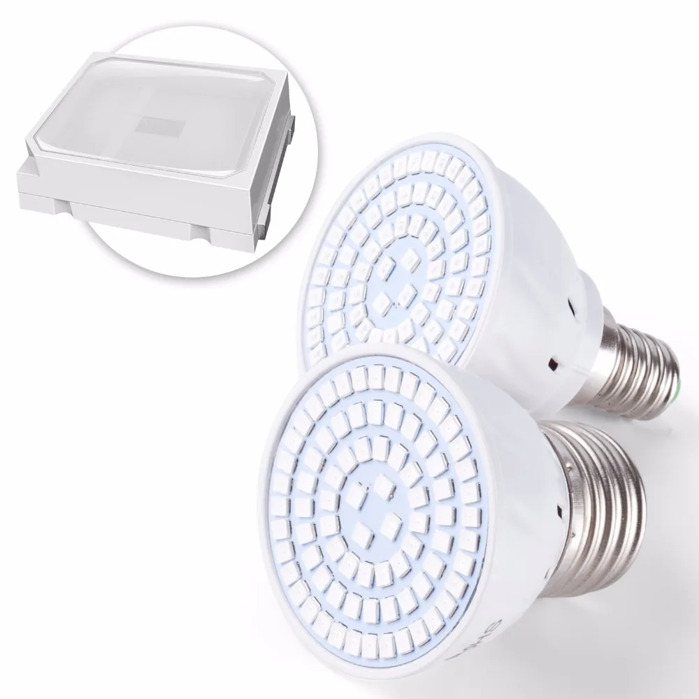 LED E27 220V Plant Growth Lamp Full Spectrum Light Indoor E14 Seeding Growing GU10 For Hydroponics MR16 Phyto Ampoule B22 | Лампы и