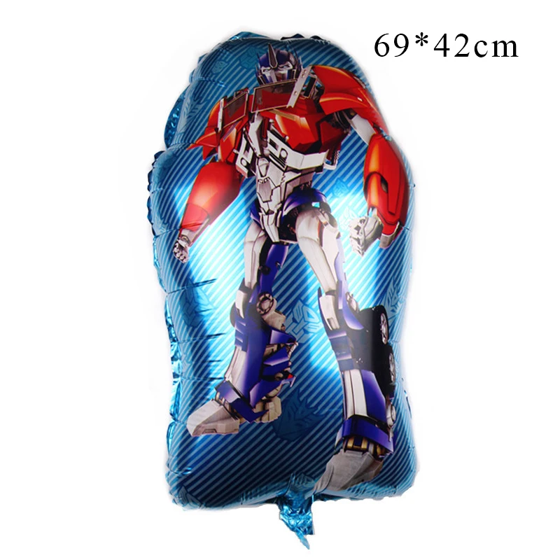 Balloon A x 1 Transformation Bumblebee Optimus Prime Theme Party Decorations Paper Cup Plate Baby Shower Balloons Kids Birthday Party Supplies - Цвет: Balloon A x 1