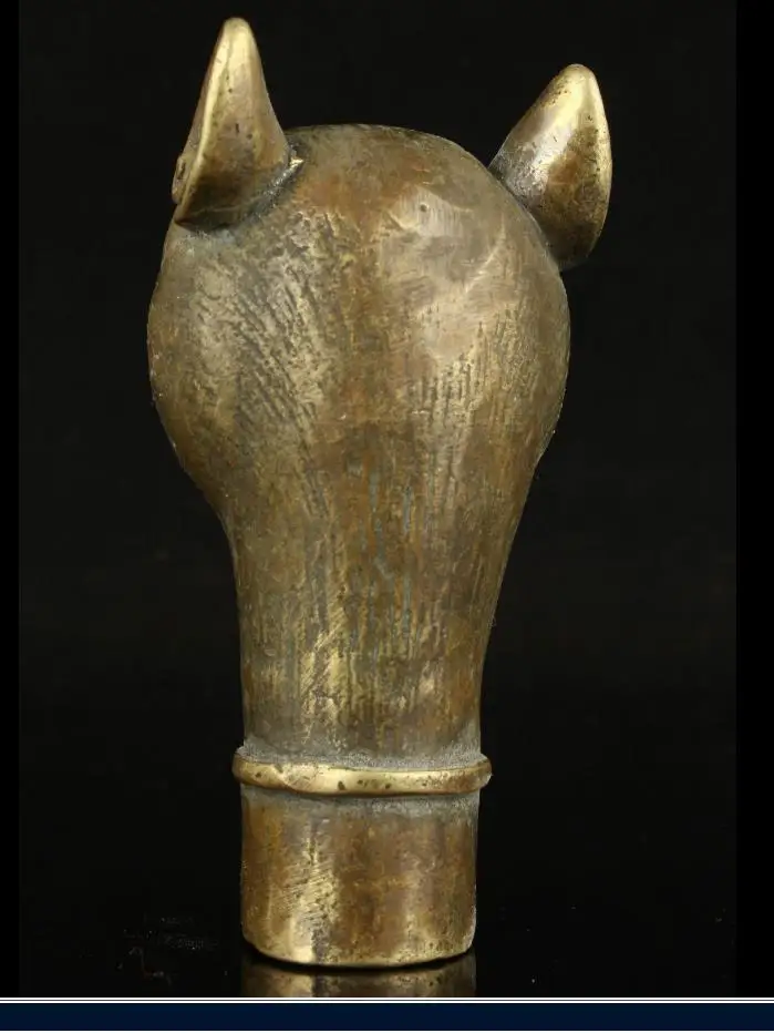 62810*&lt&lt+++Handwork 12 Bronze Animal Carvings Mouse Statue Cane Head Walking Stick | Дом и сад