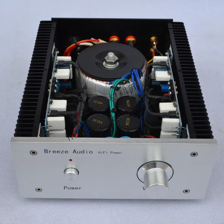 Breeze audio AM 60 AC220V DIY лихорадочный класс AB на NJW0302 / NJW0281 усилитель 100 Вт * 2