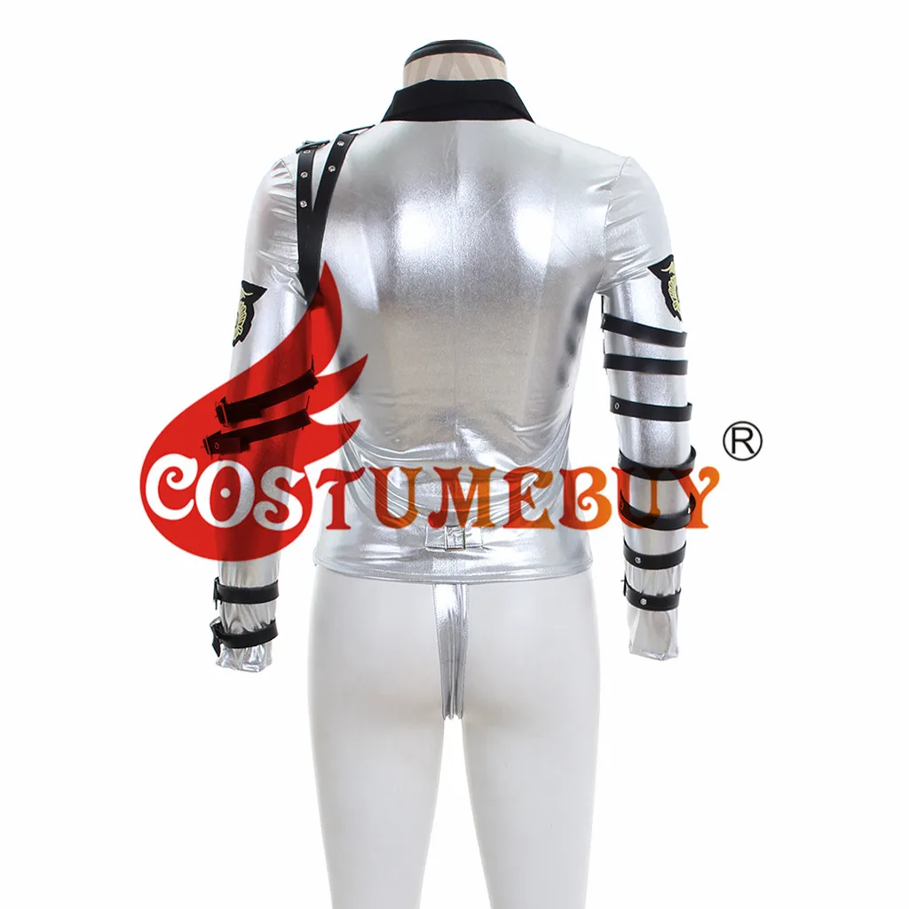 CostumeBuy костюм Майкла Джексона Япония Bad World Performance серебряный комбинезон на