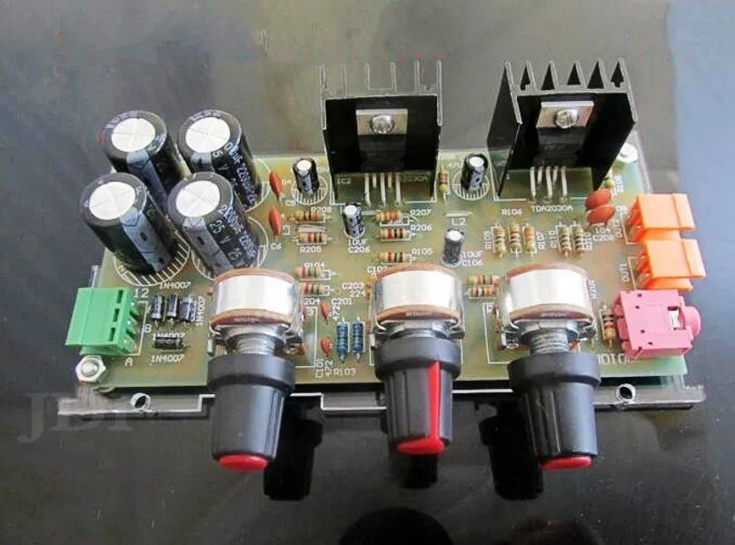 DIY Набор 18 Вт + TDA2030A Hifi стерео усилитель мощности с корпусом|stereo power amplifier|amplifier apower