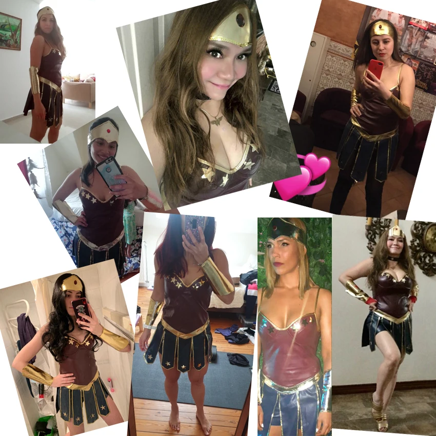 Женские костюмы Wonder Woman, костюм супергероя, Лига справедливости, костюм на Хэллоуин для женщин, сексуальное платье, Диана, косплей, disfraz mujer
