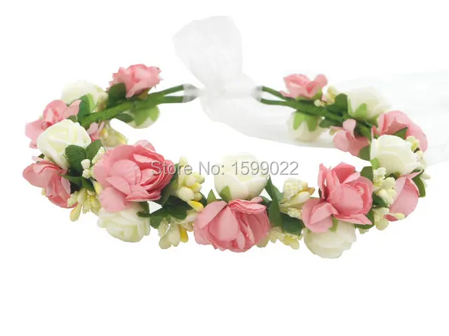 Светильник голубая Цветочная корона богемное платье для девочек повязка на