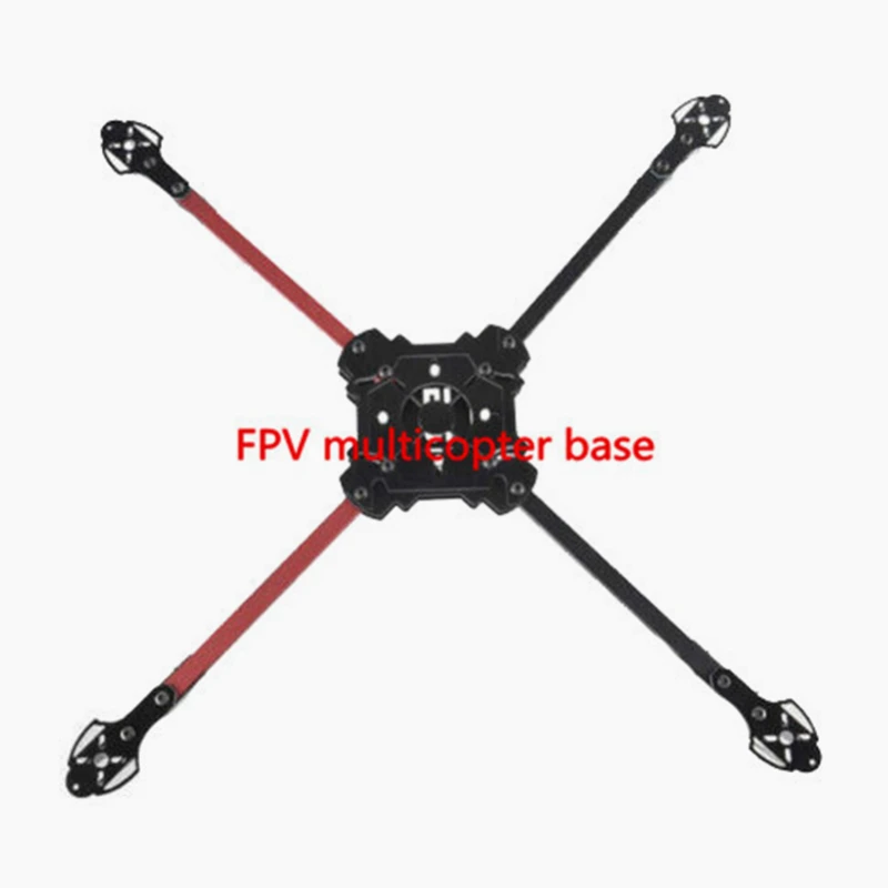 RC X525 V3 QuadCopter складной каркас Стекловолоконный Мультикоптер красный черный для DIY