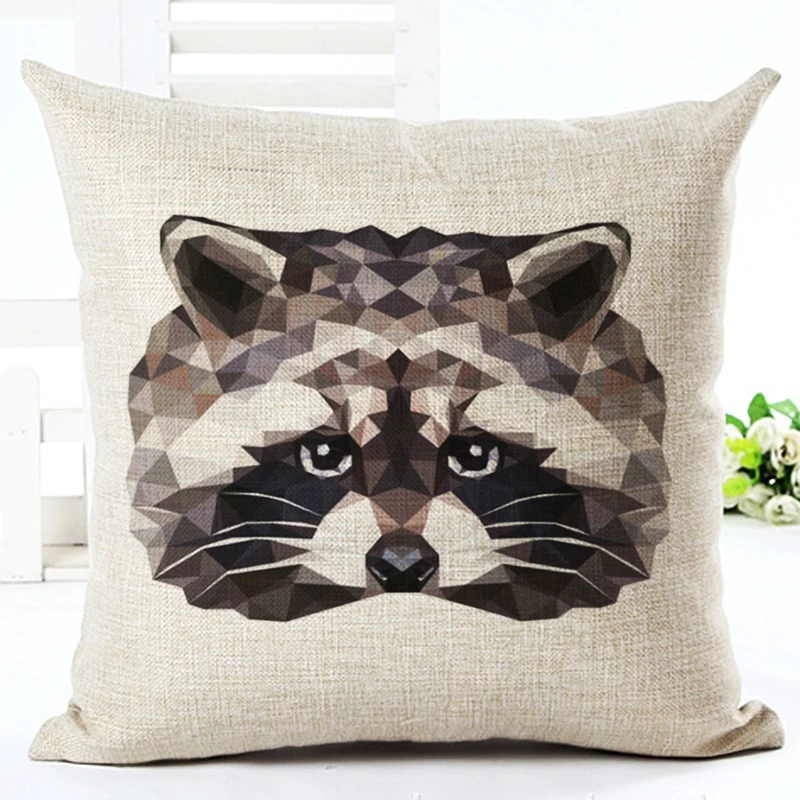 Новое поступление 2016 декоративная подушка для кровати с животным принтом