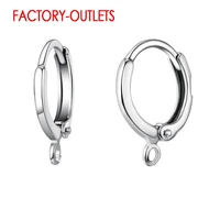 new arrival 925 sterling silver earring findings for diy jewelry 50pcslot earring hook jewelry accessories for women
