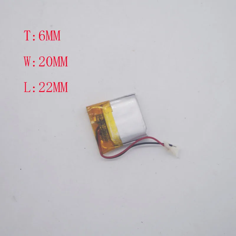 Умные часы с литиевой батареей 3 7 в MP3 Bluetooth колонки MP4 602020/602022 батарея для