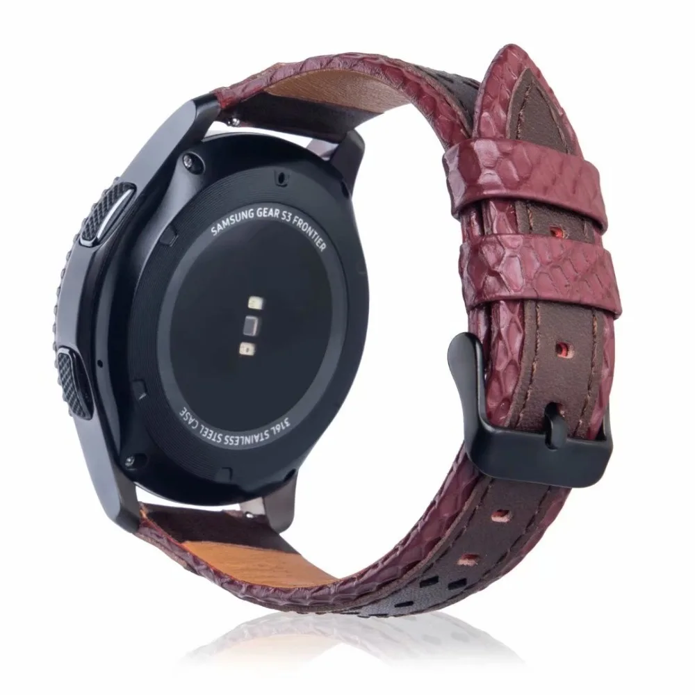 22 мм кожаный ремешок для часов Xiaomi Amazfit Pace Stratos браслет для huawei Watch GT Honor Magic Dream samsung 22 мм браслет