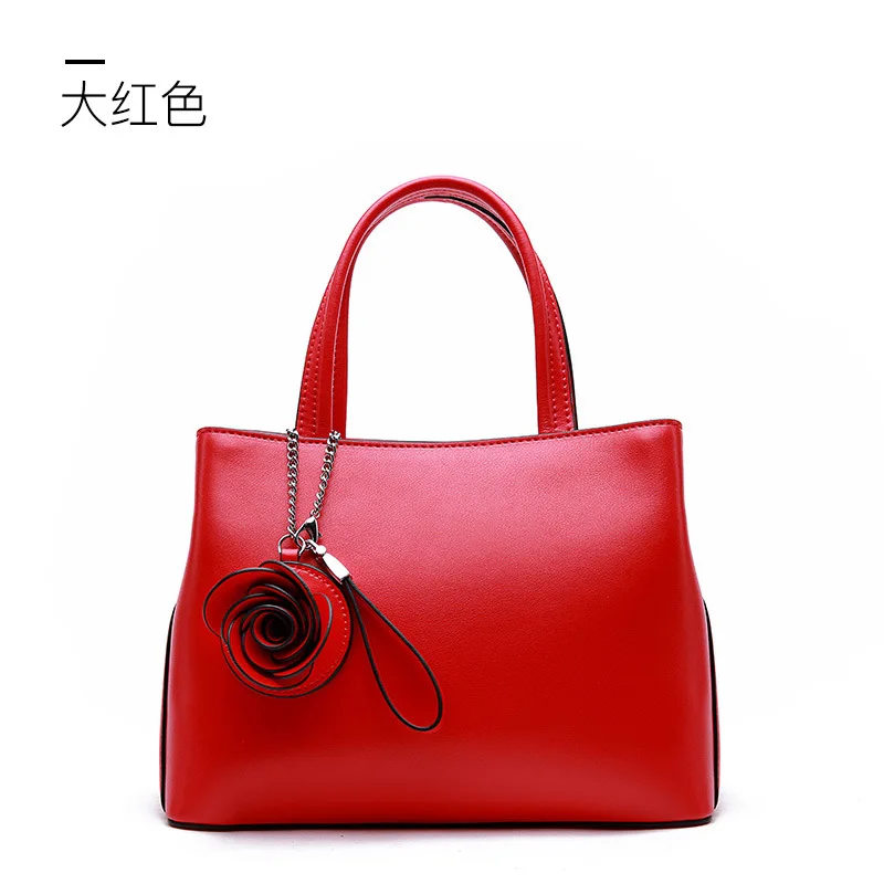 Bag Female Women's Genuine Leather Flower Handbags Women Shoulder Bags Large Capacity Bolsa Feminina Tote | Багаж и сумки