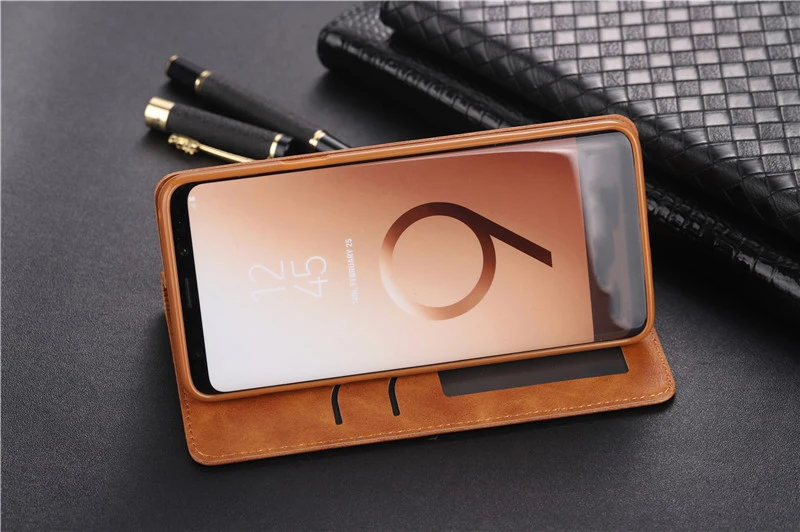 Кожаный чехол для samsung A50 A70 A20 E A30 A10 S S9 S8 S10 J6 A6 A8 плюс A7 A9 M10 M30 A40 A60 A80 A90 Чехол-бумажник с откидной крышкой