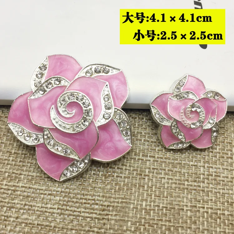 2018 new 50PCS camellia mobile phone shell beauty diy jewelry alloy accessories headdress rhinestone small daisy material | Дом и сад