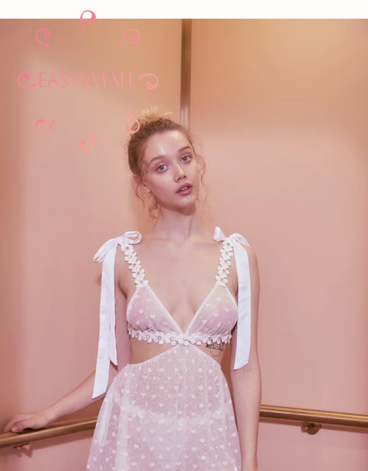 EASYSMALL сексуальный бюстгальтер пуш-ап белье белое с цветочным рисунком femme modis