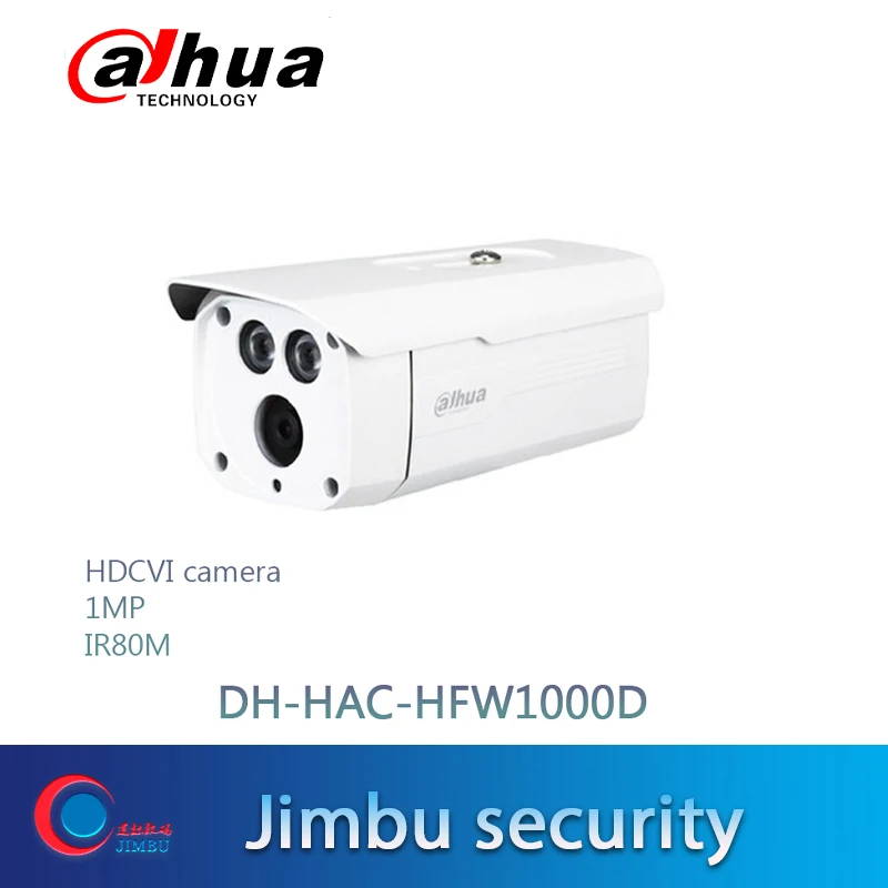 Dahua HDCVI камера 1MP 720P Водонепроницаемый IR80m Пуля cctv Камера HAC HFW1000D M12 HFW1000D|camera 1mp|dahua