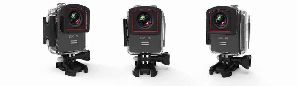 Оригинальная водонепроницаемая Спортивная Экшн-камера SJCAM M20 Wifi+ зарядное устройство+ дополнительный аккумулятор 1 шт.+ комплект аксессуаров 38 шт