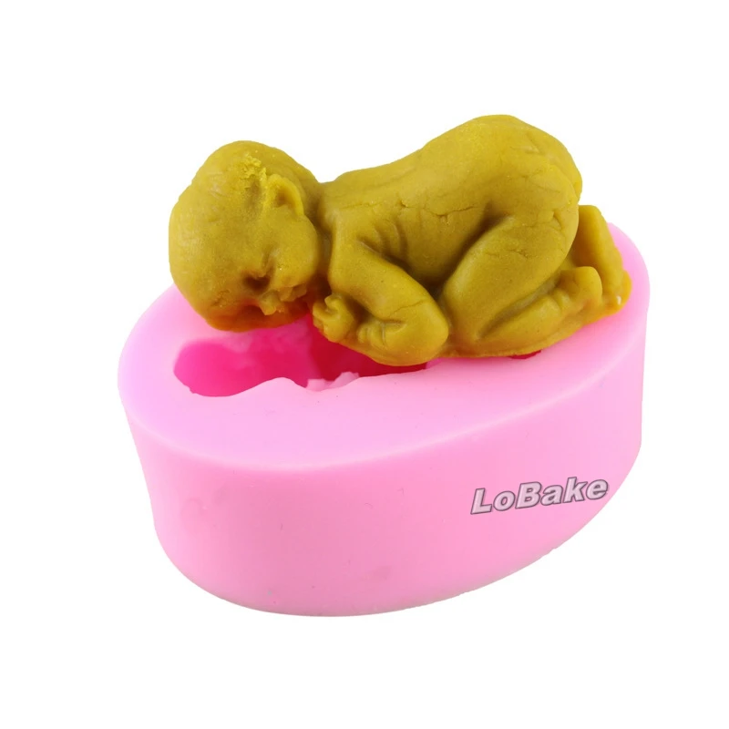 

(3 шт./лот) Последние 6,8*4,7*2,6 см формы ребенка штамповки помадки sugarcraft силиконовые формы украшения торта для выпечки