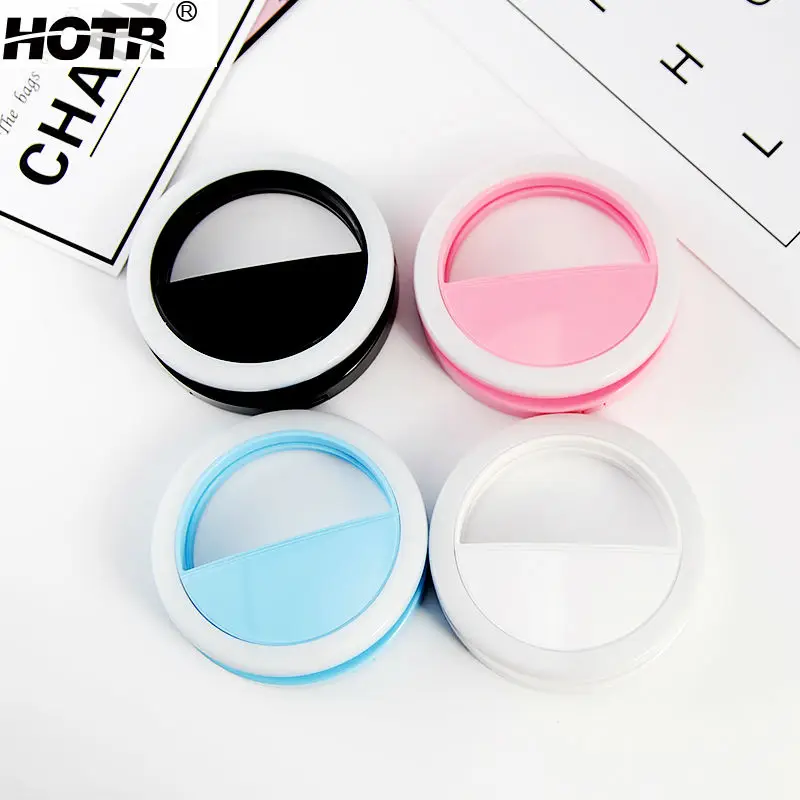 Светящаяся вспышка для селфи светодиодная яркий заполняющий свет зажим