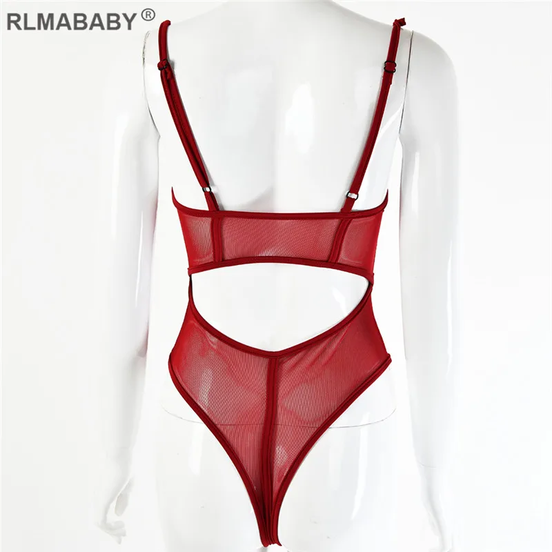 RLMABABY летние металлические цепи ремень сексуальное боди сетка Для женщин See Through спинки Bodycon комбинезон Повседневное Beach боди