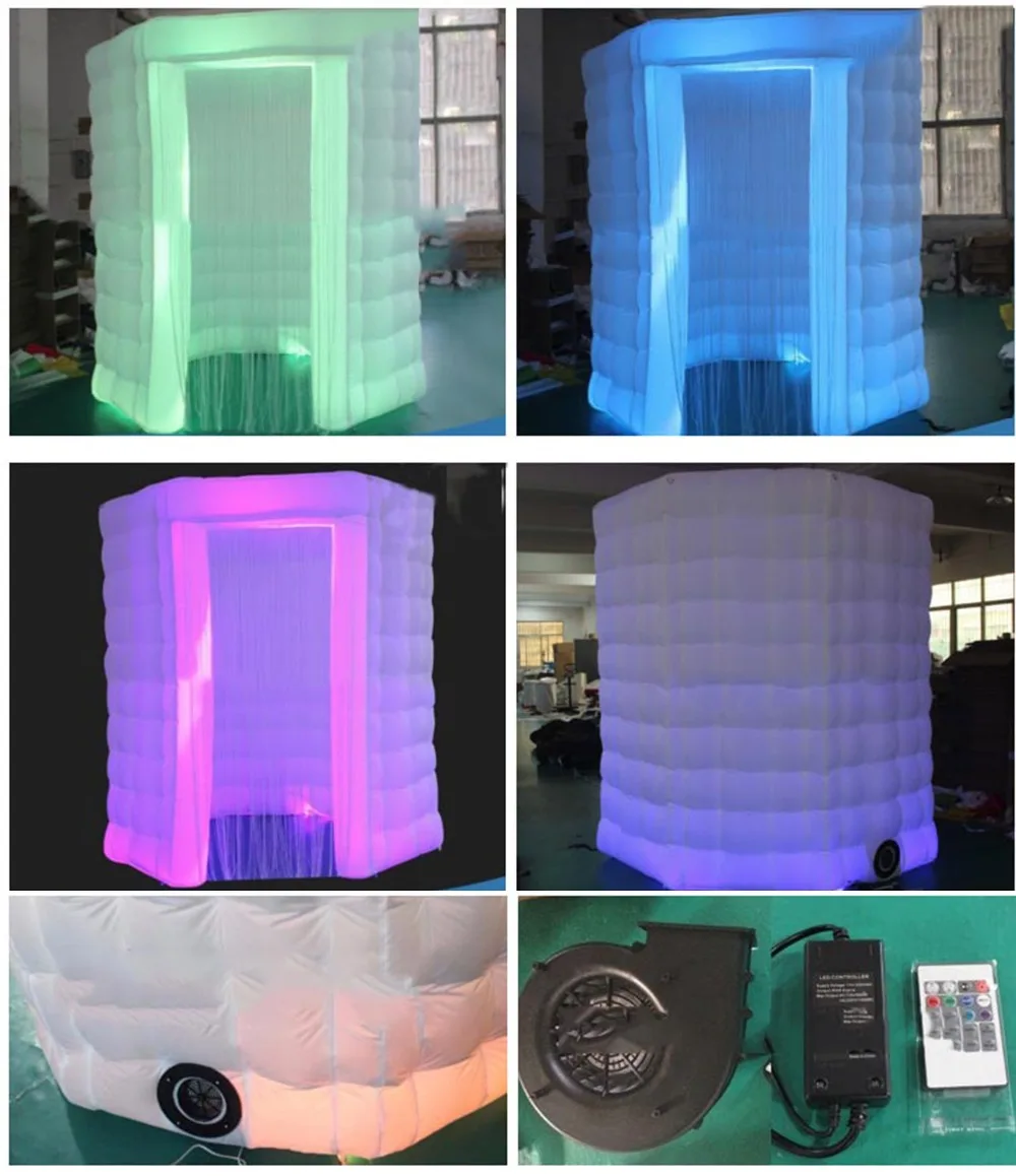 8 футов портативный свадебный надувной восьмиугольный реквизит для Фотокабины