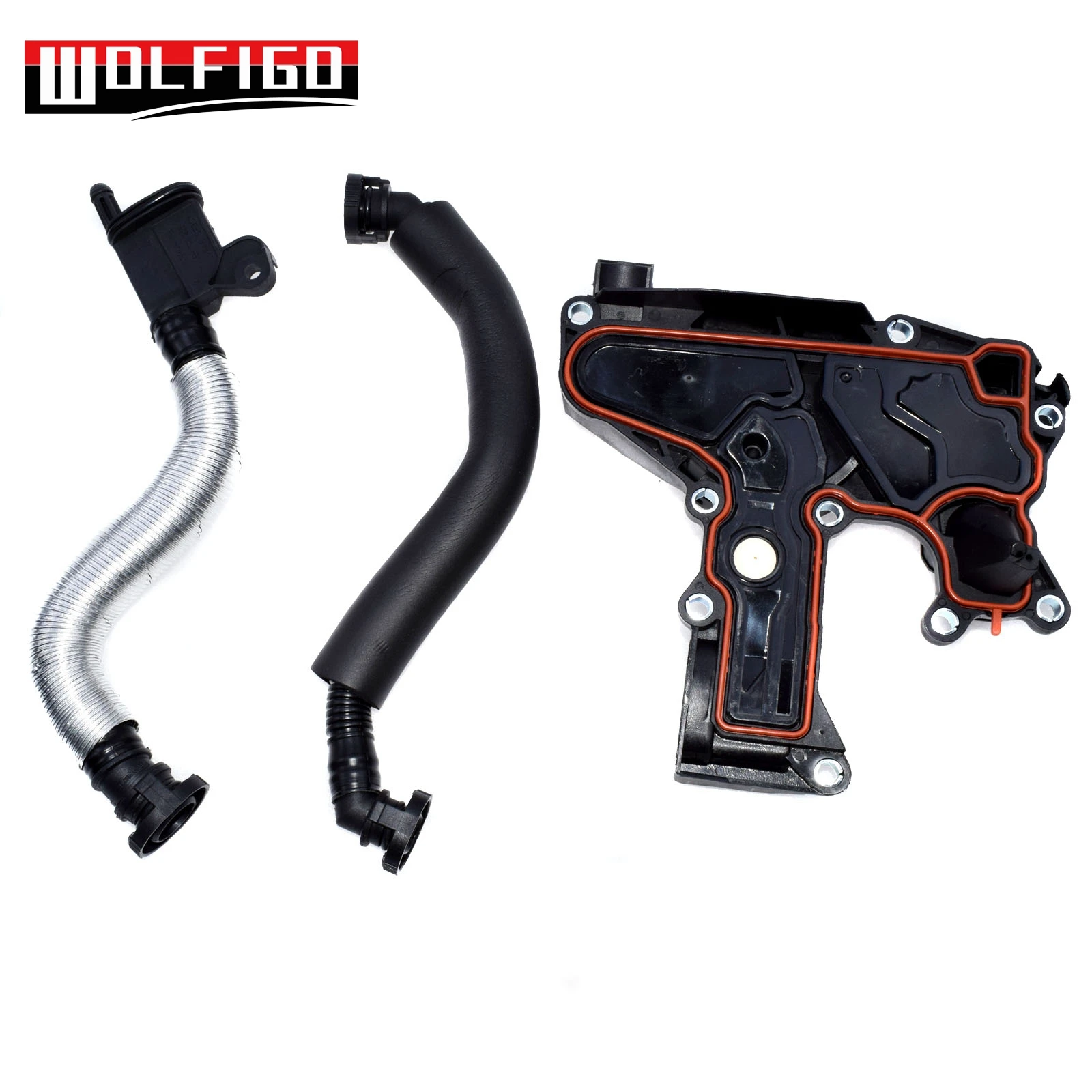 WOLFIGO New PCV сепаратор масла и воды воздухоотвод выхлопная труба для AUDI A3 A4 VW Skoda Seat