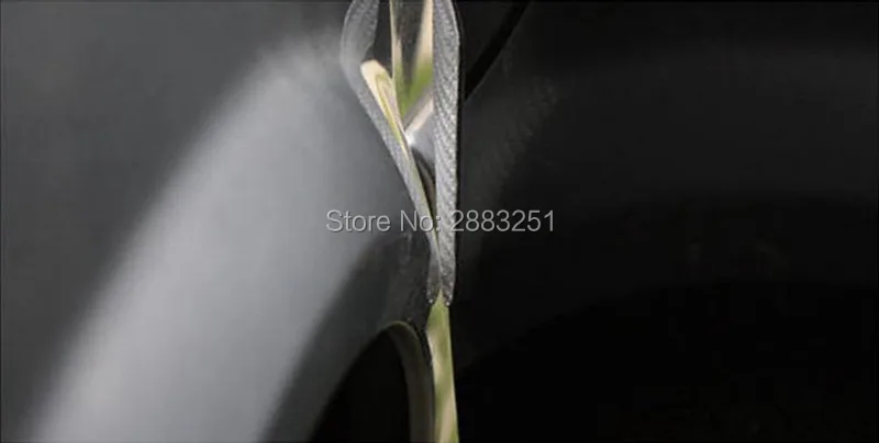 4 шт. автомобильный Стайлинг бамперные ленты углеродное волокно двери