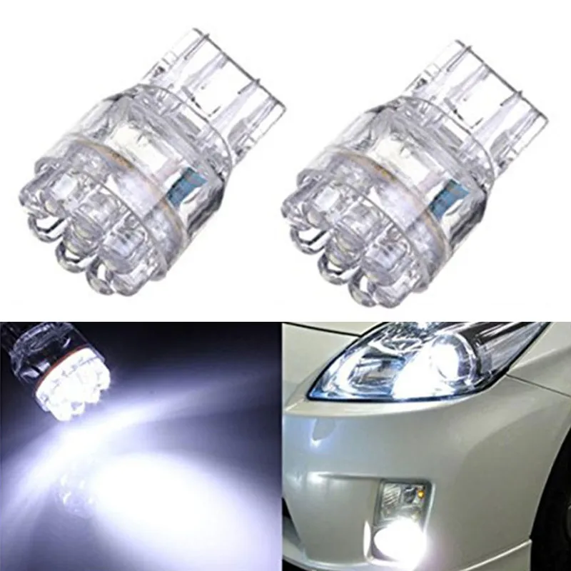 Автомобильные светодиодные фонари высокой мощности T20 7440 9SMD 12 В 9 светодиодов