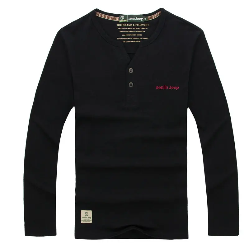 Горячая Новая мода Марка Для мужчин одежда Цвет v-образным вырезом с длинным