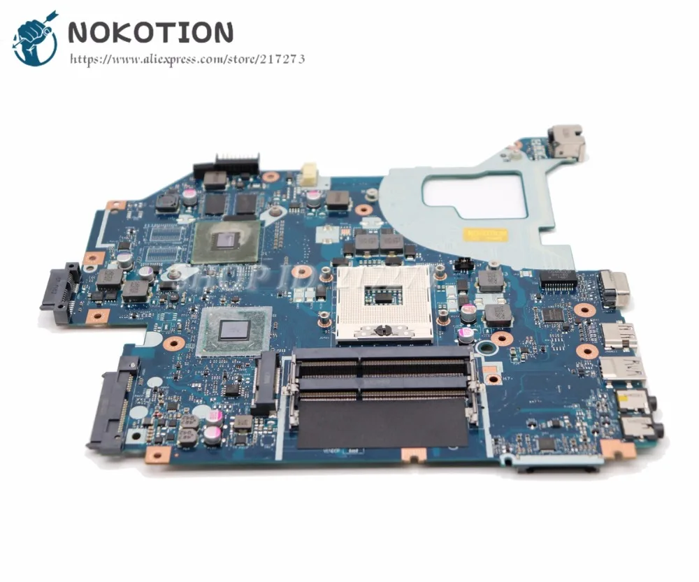 NOKOTION для acer aspire E1-571G V3-571G V3-571 Материнская плата ноутбука NBM6B11001 NBM5711001 LA-7912P HM77 DDR3 710M видеокарта