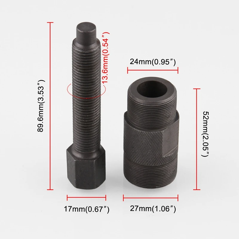 Инструмент для ремонта мотоцикла Магнитный вытяжной устройство для снятия втулки маховика общего назначения резьбового диаметра: 27 мм / 24 мм подходит для Kaw on.