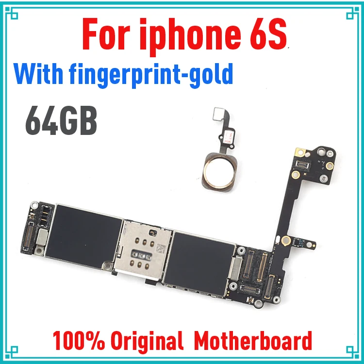 64 ГБ с Touch ID для iphone 6s 4 7 дюймовый платы Белый Оригинал открыл бесплатная