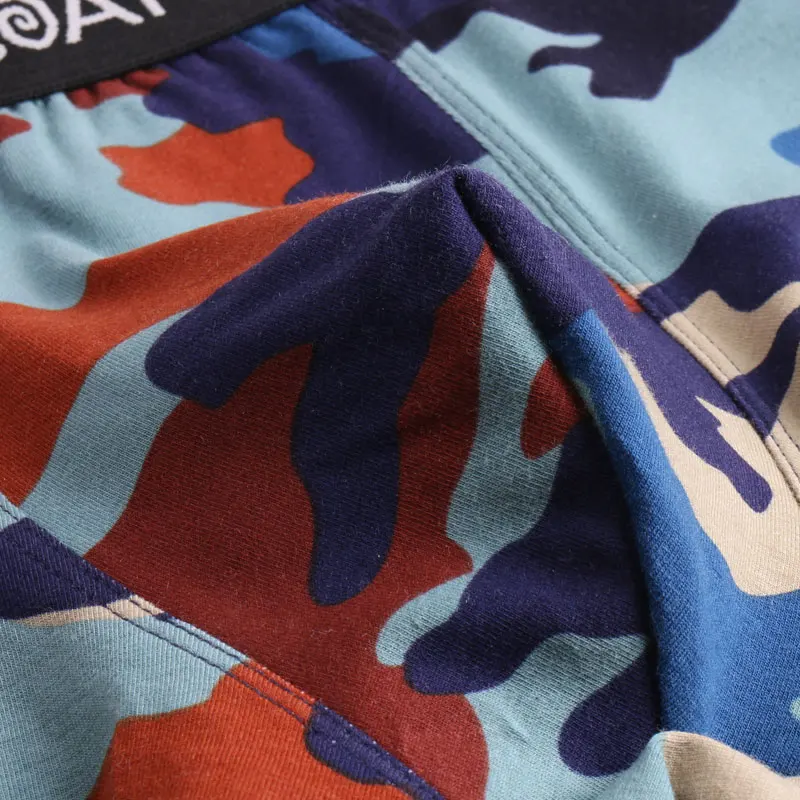 Боксеры мужские камуфляжные 4 шт./лот удобные и дышащие с принтом Брендовое