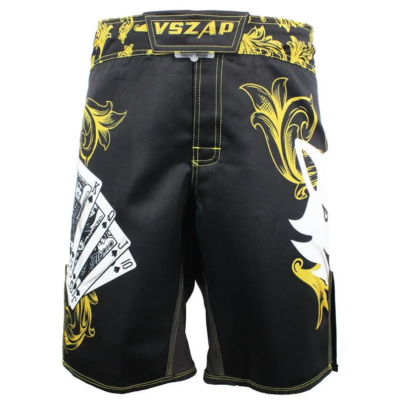VSZAP мужские Муай Тай шорты pantalonetas ММА Боксерские BJJ шорты pantalon boxeo свободные Бои Шорты для фитнеса