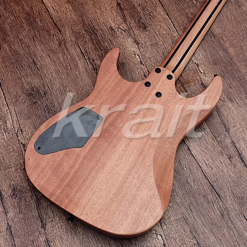 Krait fanned fret гитара 6 струнная электрогитара из красного дерева 5 шт. шеи