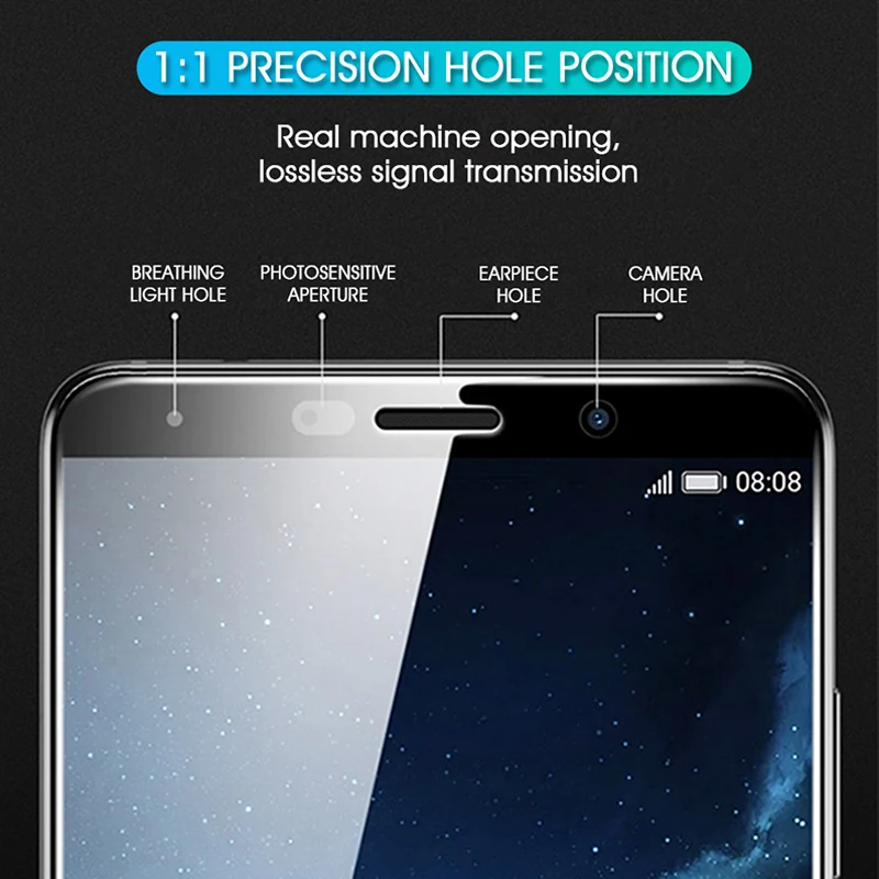6D закаленное стекло для huawei mate 8 9 10 Lite Pro Полное покрытие экрана защитный Honor
