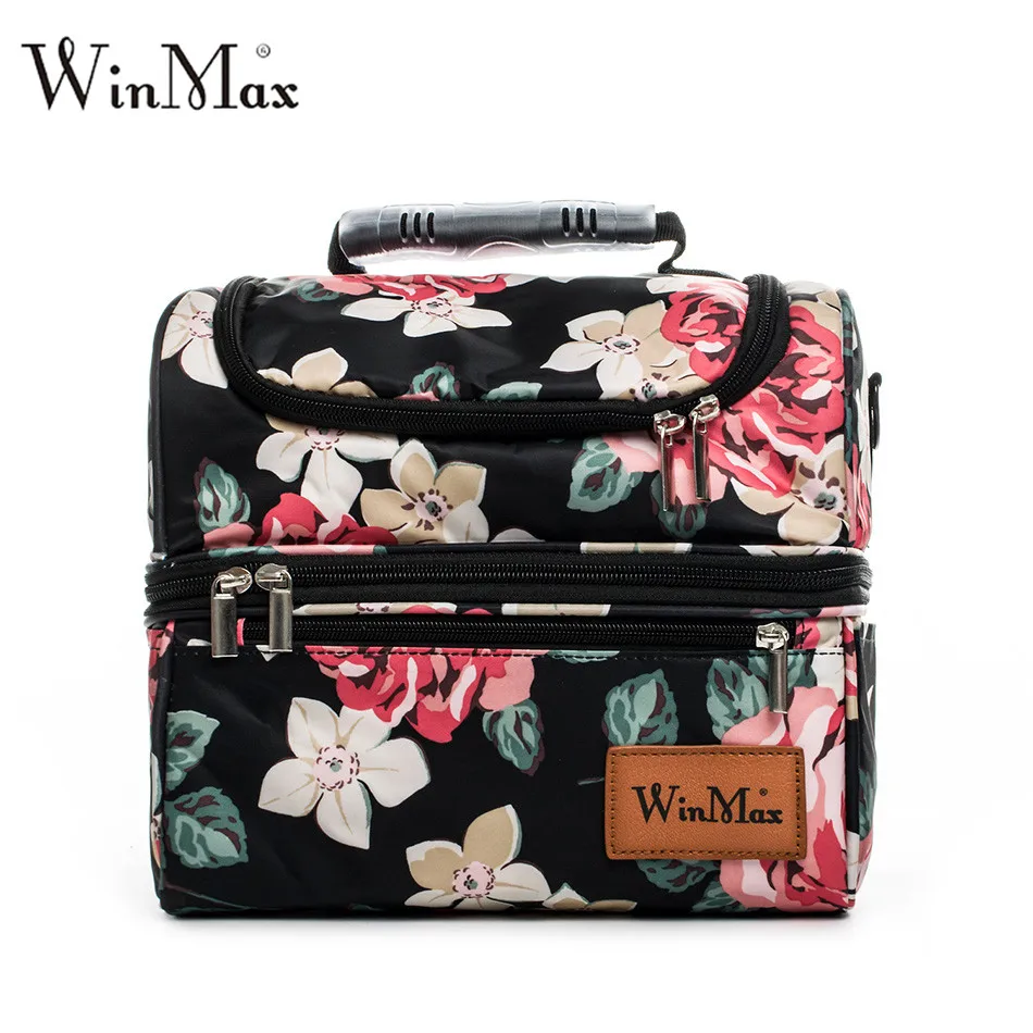 Бренд Winmax, утолщенная нейлоновая сумка-холодильник, Ланчбокс с изоляцией, Термосумка для еды, свежее вино, сумка для пикника, сумки для мужчин и женщин, сумка-холодильник, сумка для ланча