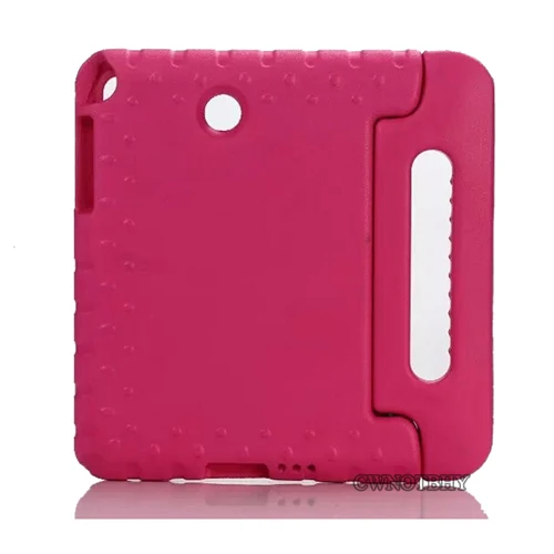 rose red Для samsung Galaxy Tab A 9," T550 T555 P550 P555 дети ударопрочный EVA портативный держатель с ручкой и подставкой Чехол Защита всего тела - Цвет: rose red