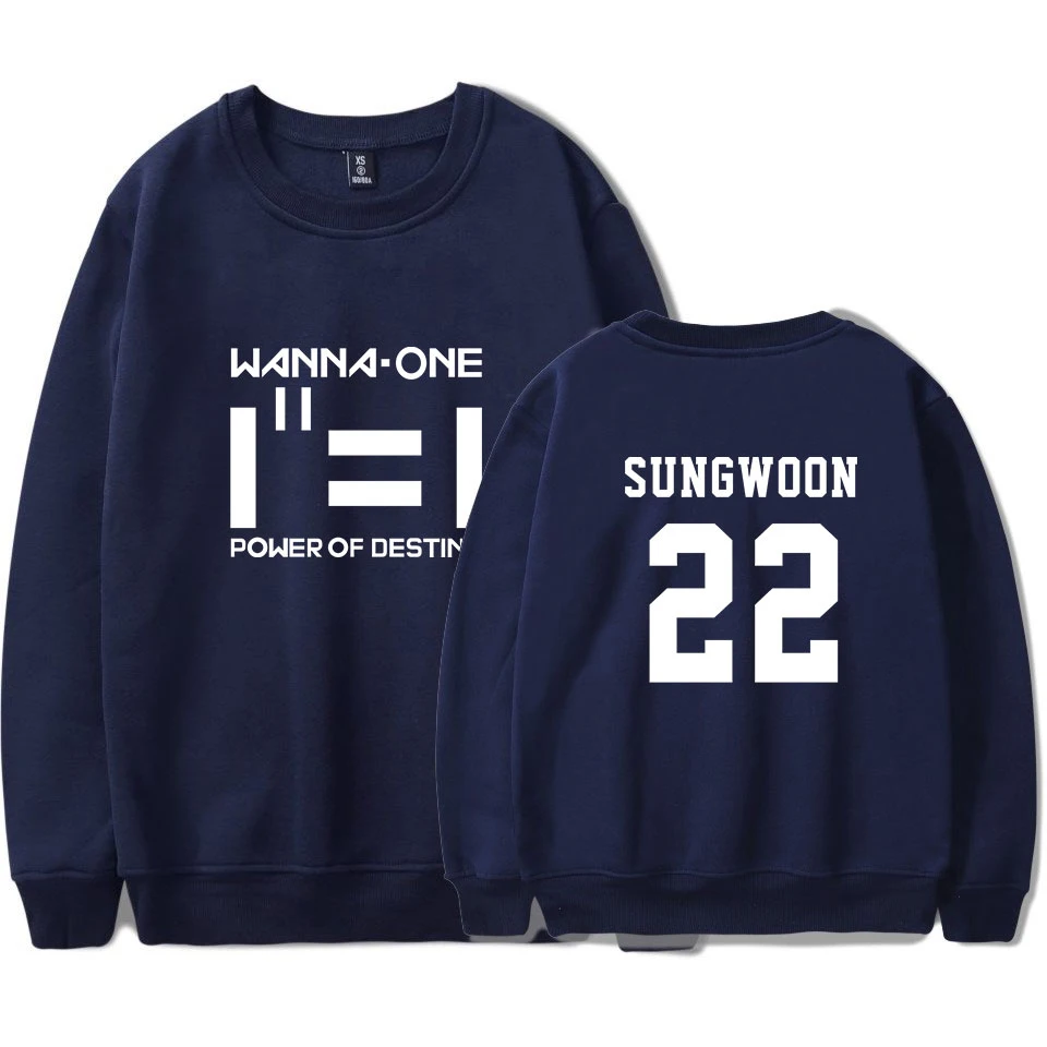 Мужская толстовка с надписью Wanna One Album модная Want Unisex Girl wenfant мужская одежда