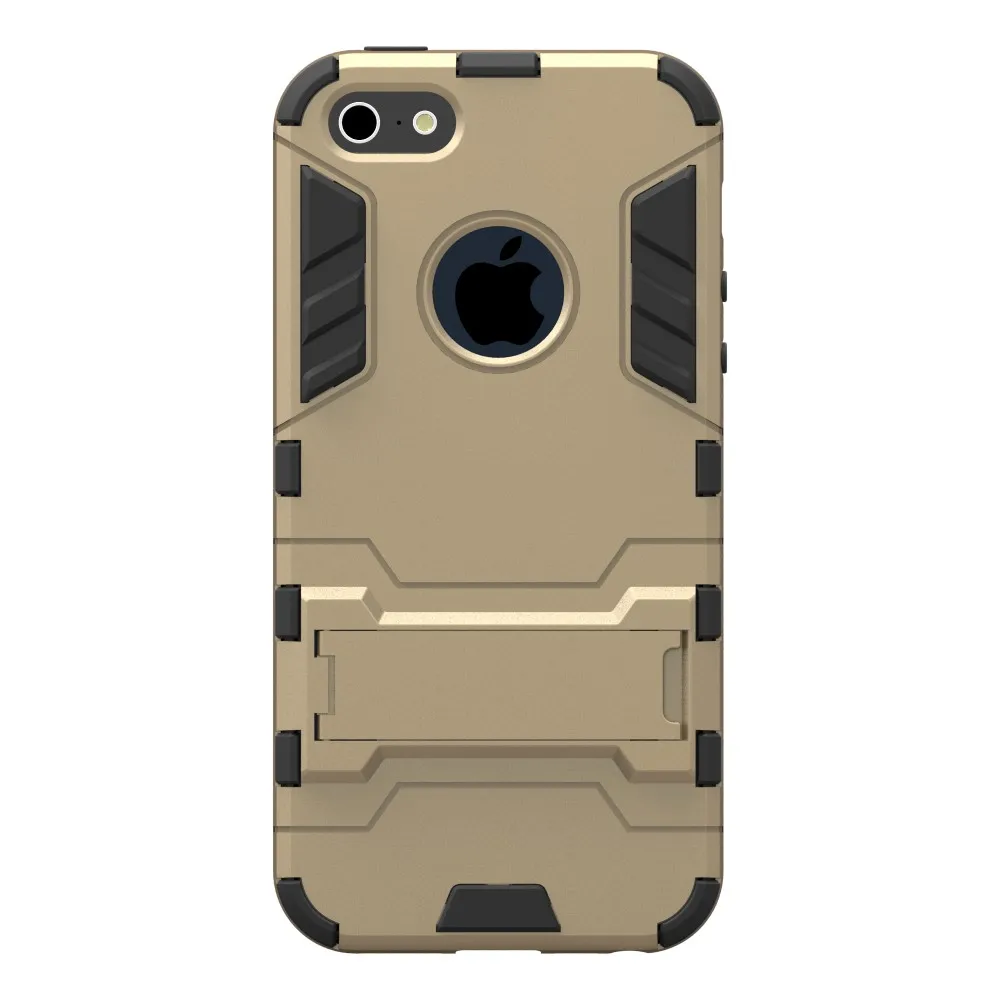 Чехол для iphone SE Armor PC+ TPU 2 в 1 ударопрочный сверхмощный профилированный чехол для iphone чехол на 5 5S SE
