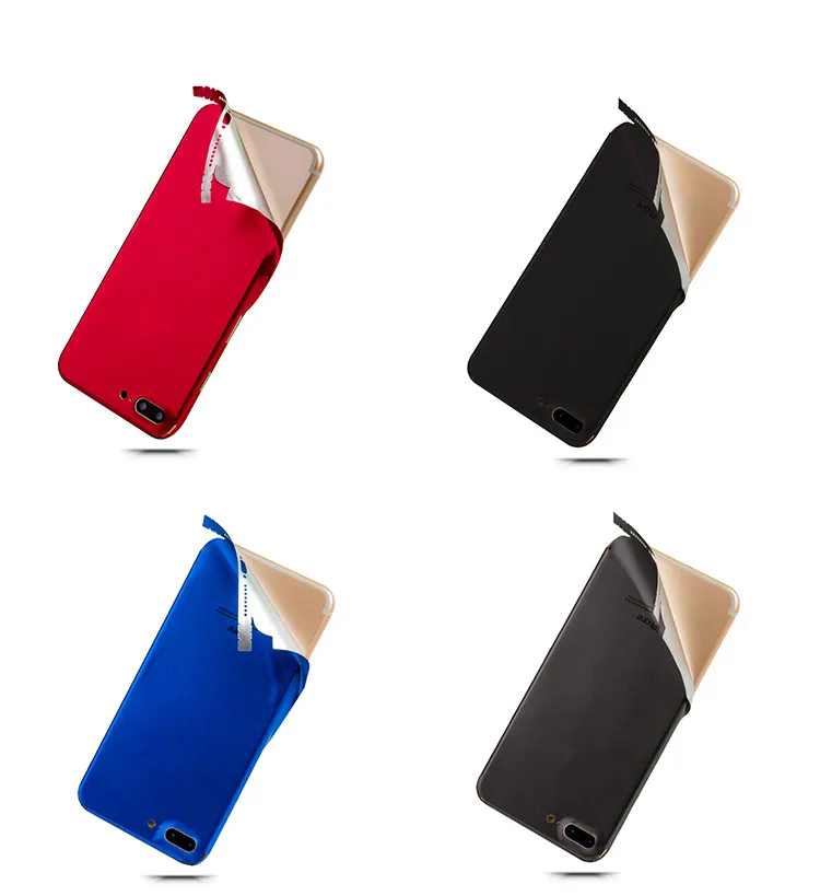 Металлическая хромированная наклейка на заднюю панель виниловая пленка для iPhone X