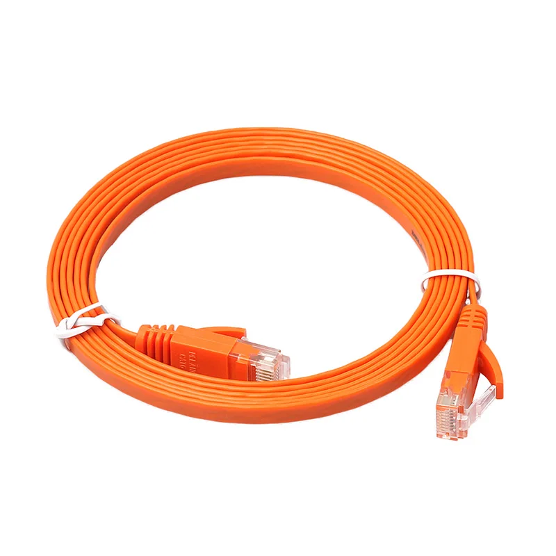 Ethernet CAT6 Интернет плоский сетевой кабель соединительный провод RJ45 для ПК роутера|