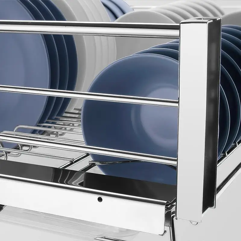 Armario Platos Despensa Gabinete блюдо-органайзер из нержавеющей стали Cocina Cozinha стеллаж кухонный шкаф Cestas Para Organizar Basket