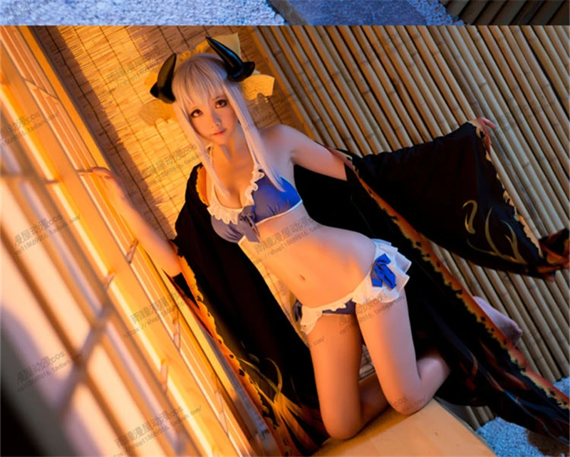Игра Fate/Grand Order Berserker Kiyohime косплей костюм бикини женские летние купальники косплей одежда для плавания женские купальники