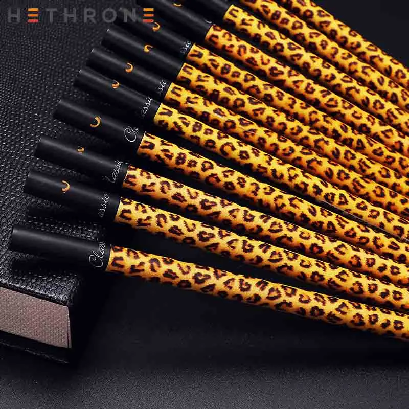ZXB-04135-1 Hethrone 12 шт./партия дикие леопардовые крутые гелевые ручки набор Поставки креативная ручка для письма каллиграфия материал канцелярские принадлежности boligrafo - Цвет: ZXB-04135-1