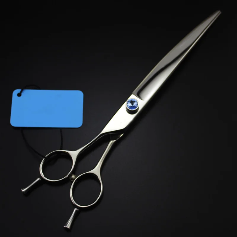 Изогнутые ножницы с левой рукой подбор логотипом под заказ и названием