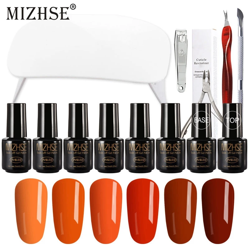 MIZHSE 14 шт./лот инструменты для дизайна ногтей начинающих маникюрные наборы