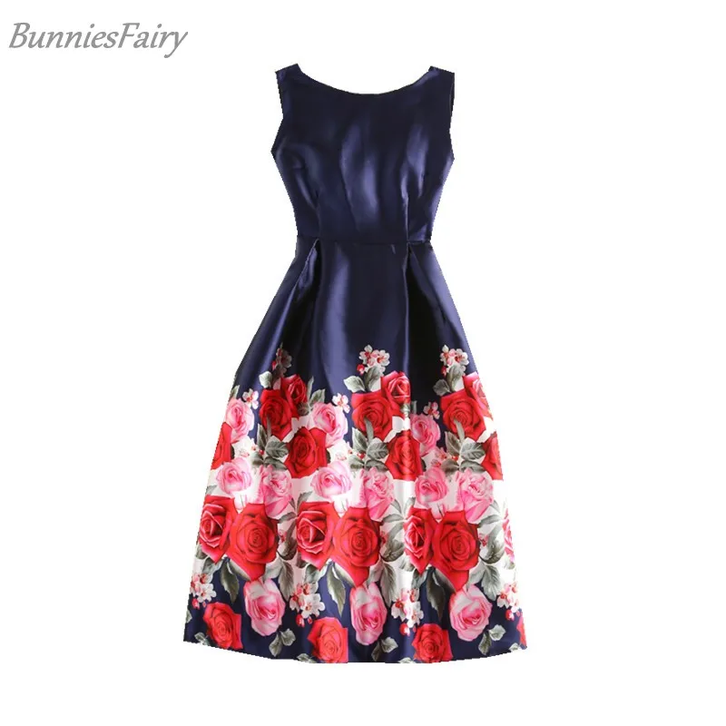 Новинка осени 2019 женское винтажное платье-майка в стиле знаменитостей Ретро