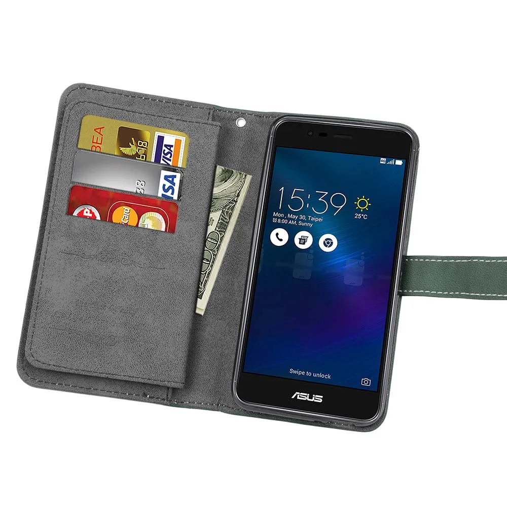 Чехол для Asus Zenfone 3 Max ZC520TL чехол для Asus Zenfone4 Max ZC554KL ZC520KL чехол Go ZB500KL Live ZB501KL кошелек кожаные сумки