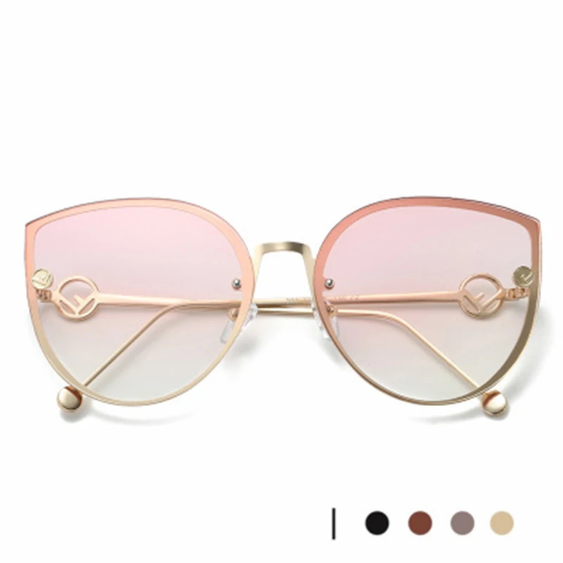 Новинка кошачий глаз солнцезащитные очки модная большая коробка мужские и