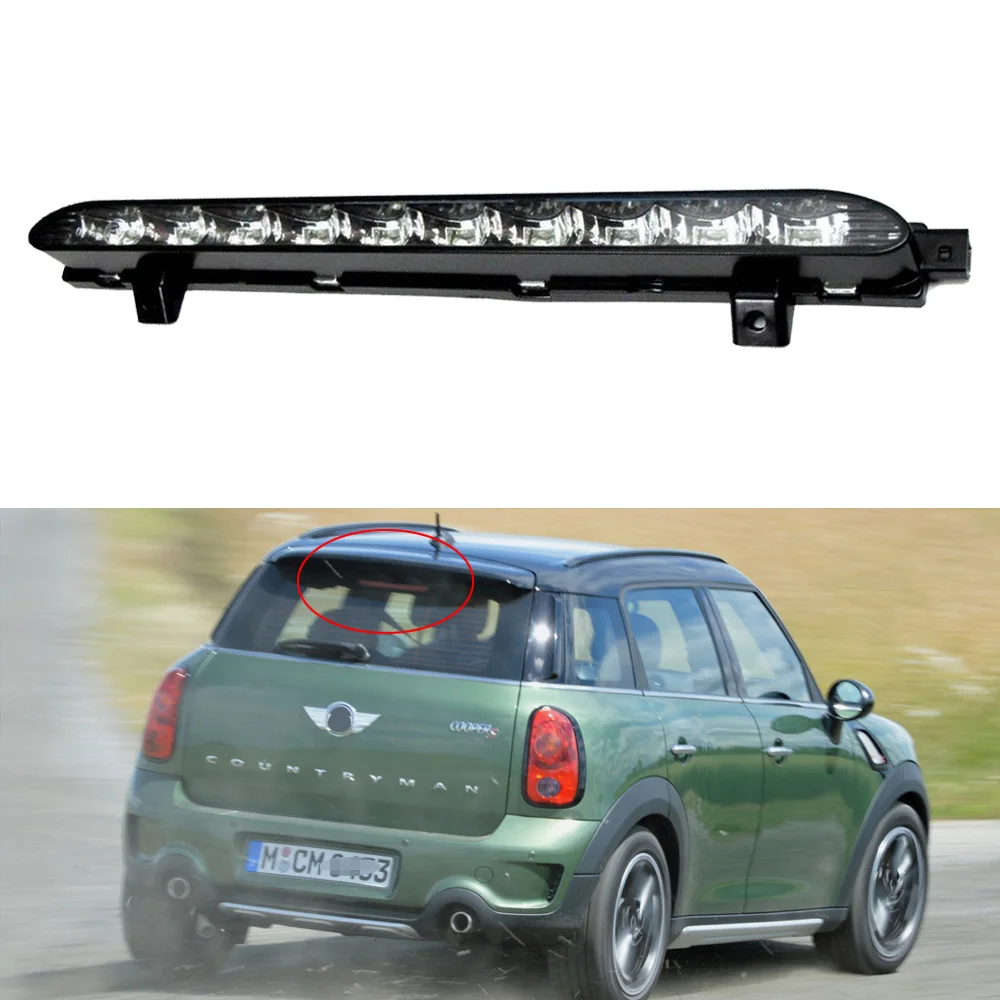 Для Mini Cooper R56 R57 R58 R60 светодиодный третий тормозной светильник задний центральный фонарь Крепление стоп-лампы 12 В дополнительный светодиодный тормозной светильник s красный